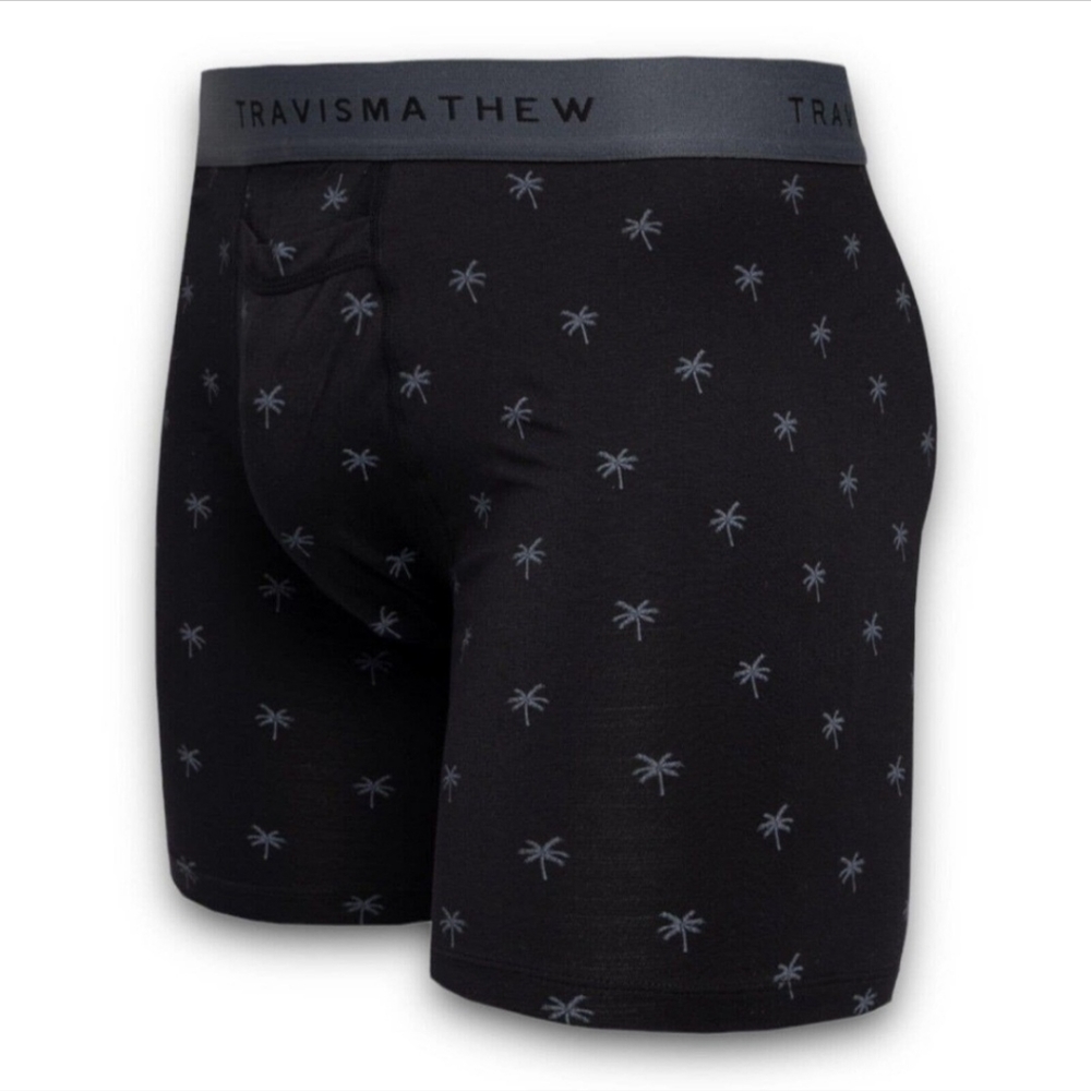 Travis Mathew Cloud Boxer Briefs Golf Palm Trees So Far So Good